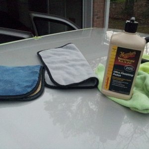 Roof Rack After Megs 205 and Megs Ultimate Polish
