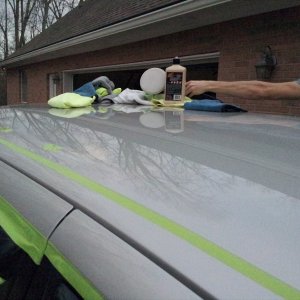 Roof Rack After Megs 205 and Megs Ultimate Polish