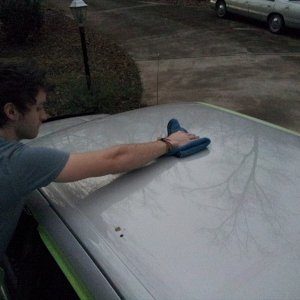 Roof Rack After Megs 205 and Megs Ultimate Polish