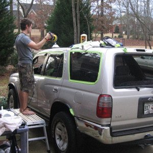 Roof Rack After Megs 205 and Megs Ultimate Polish