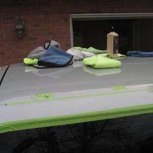 Roof Rack After Megs 205 and Megs Ultimate Polish