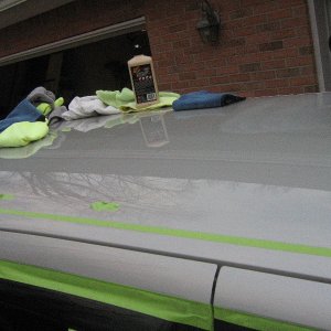 Roof Rack After Megs 205 and Megs Ultimate Polish