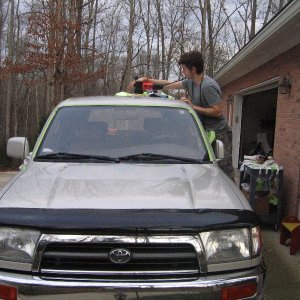 Roof Rack After Megs 205 and Megs Ultimate Polish