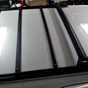 Installed Finished Product - roof rack