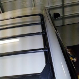 Installed Finished Product - roof rack