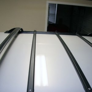 Installed Finished Product - roof rack