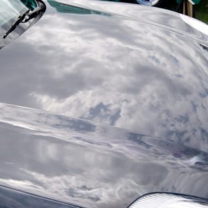 Cloud reflections on my new shine