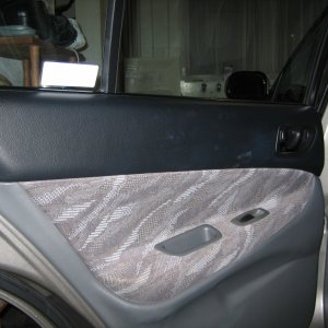 Door before beind cleaned