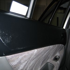 Door with Shampool Gel on it
