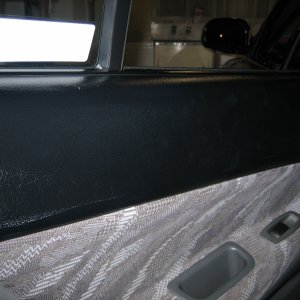 Door with Shampool Gel on it