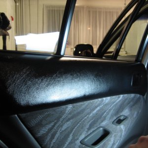 Door with wet Ultima Interior Guard on it