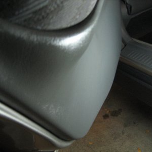 Lower grey plastic with wet Ultima Interior Guard
