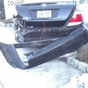 My poor car!