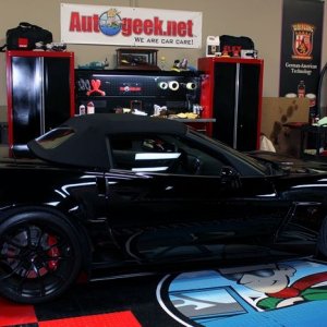 2013 Black 427 Corvette at Autogeek with Mike Phillips