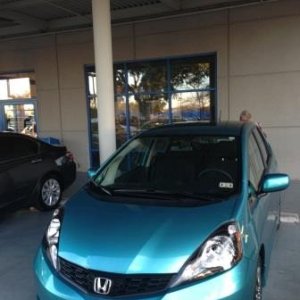At the dealership