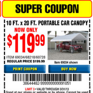 Canopy Coupon