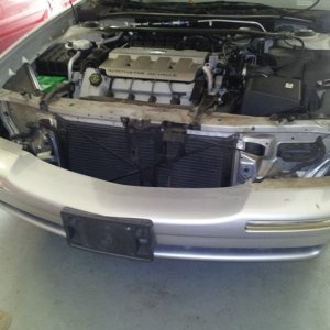 Headlights B4  buffing n polishing