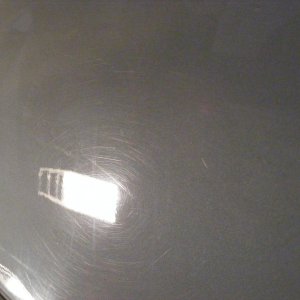 Swirl marks in drivers door