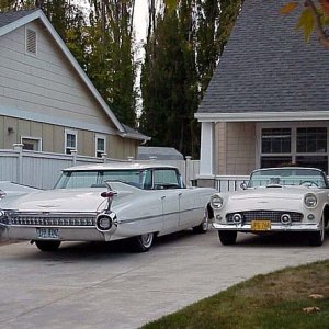 1959 Cadillac 1956 Ford Thunderbird Mike Phillips