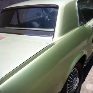 1967 Mustang Squareback with single stage paint Mike Phillips