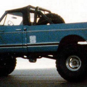 Big Blue 1971 Chevy 3/4 ton 4-wheel drive by Mike Phillips