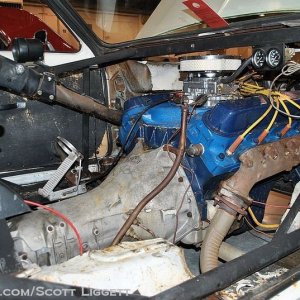 Cadillac engine in a Chevette