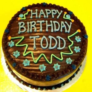 Todd Birthday Cake