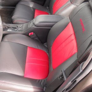 Katzkins Full Leather Seats Before and After