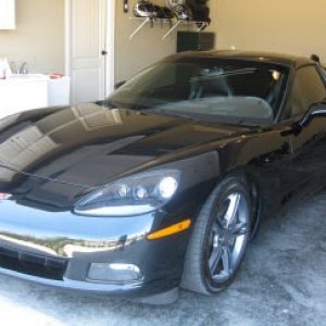 Black Corvette Z06