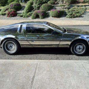 Mirror Finish Delorian