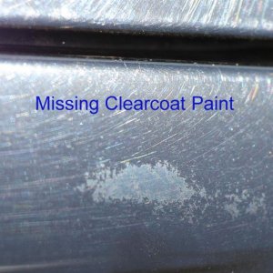 Missing Clear Coat Paint