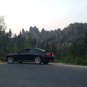 Phantom Black Pontiac GTO in SD Black Hills