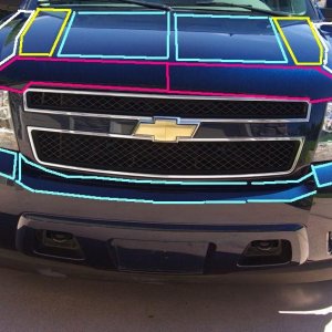How to section a Chevy Truck Hood