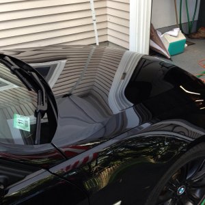 E90 Jet Black Hood Polish