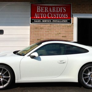 Porsche Carrera window tinting with 35%