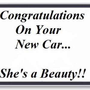 CongratulationsOnYourNewCar