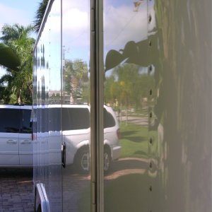 Enclosed Car Trailer Detail