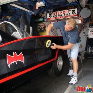 Buffing out the Batmobile