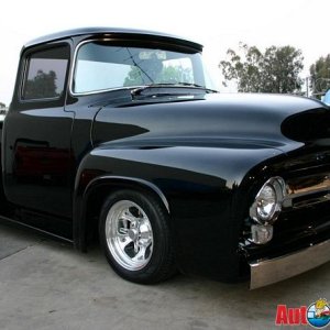 1956 Ford F150 - Single Stage Black Paint