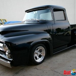 1956 Ford F150 - Single Stage Black Paint