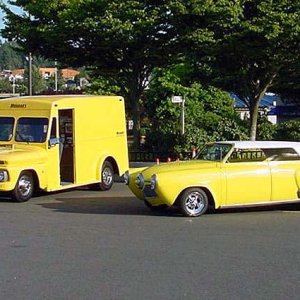 1966 Milk Truck 1950 Studebaker Starlight Coupe