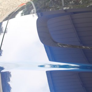 Reflection on hood after Paint Correction