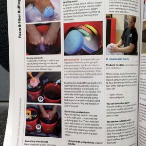 How to clean foam buffing pads Mike Phillips