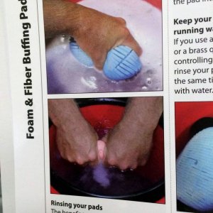 How to clean foam buffing pads Mike Phillips