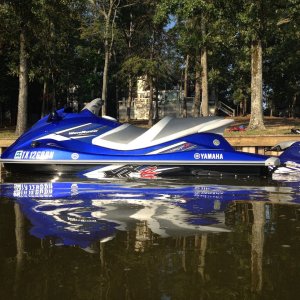Jet Ski's chillin at the lake house