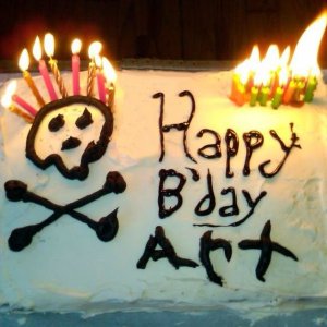 Art Birthday Cake