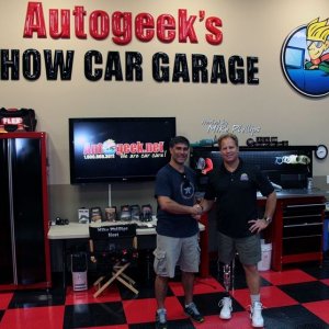 Patrick from Puerto Rico at Autogeek with Mike Phillips