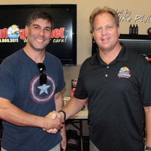 Patrick from Puerto Rico at Autogeek with Mike Phillips