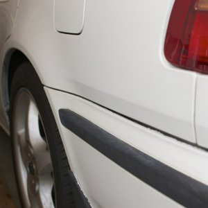 1992 Acura Integra Quarter Panel After