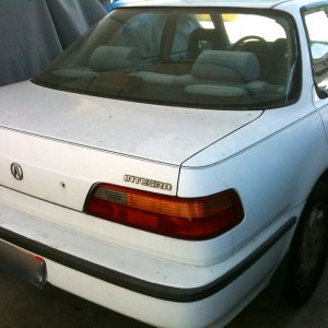 1992 Acura Integra Rear Before